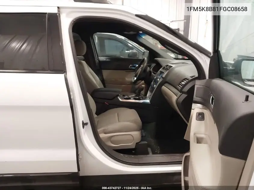 1FM5K8B81FGC08658 2015 Ford Explorer
