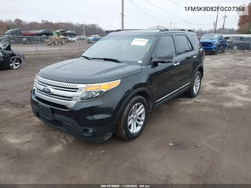 1FM5K8D82FGC07368 2015 Ford Explorer Xlt