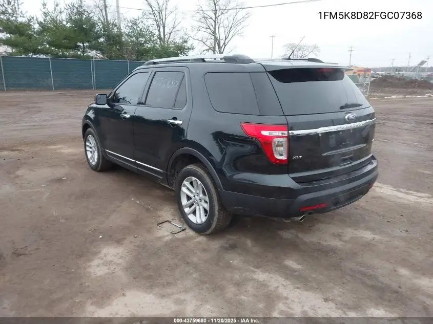 1FM5K8D82FGC07368 2015 Ford Explorer Xlt