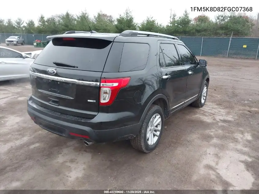 1FM5K8D82FGC07368 2015 Ford Explorer Xlt