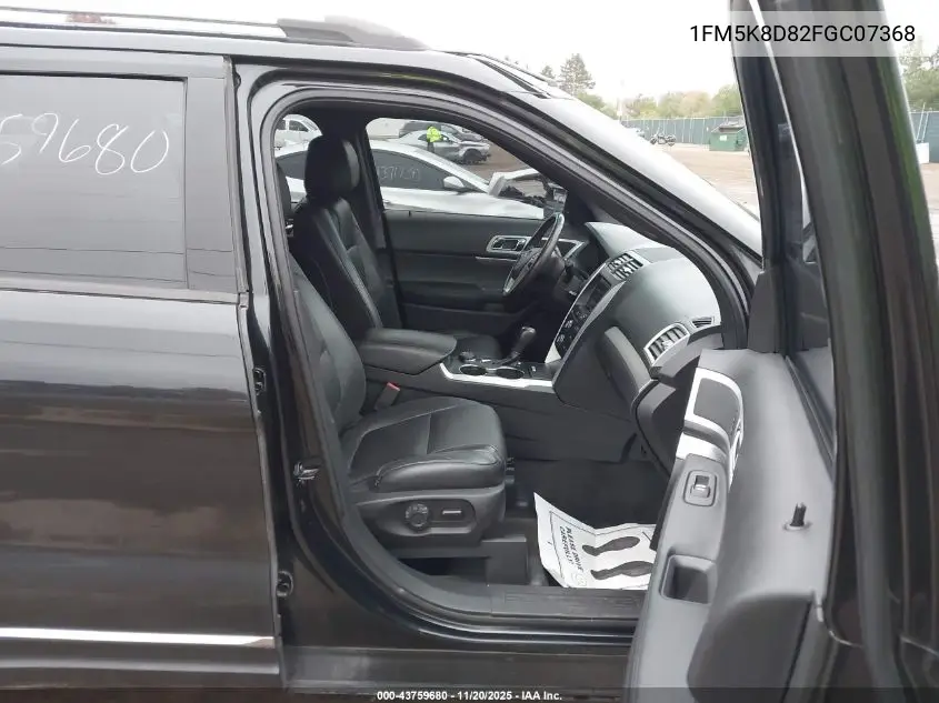 1FM5K8D82FGC07368 2015 Ford Explorer Xlt