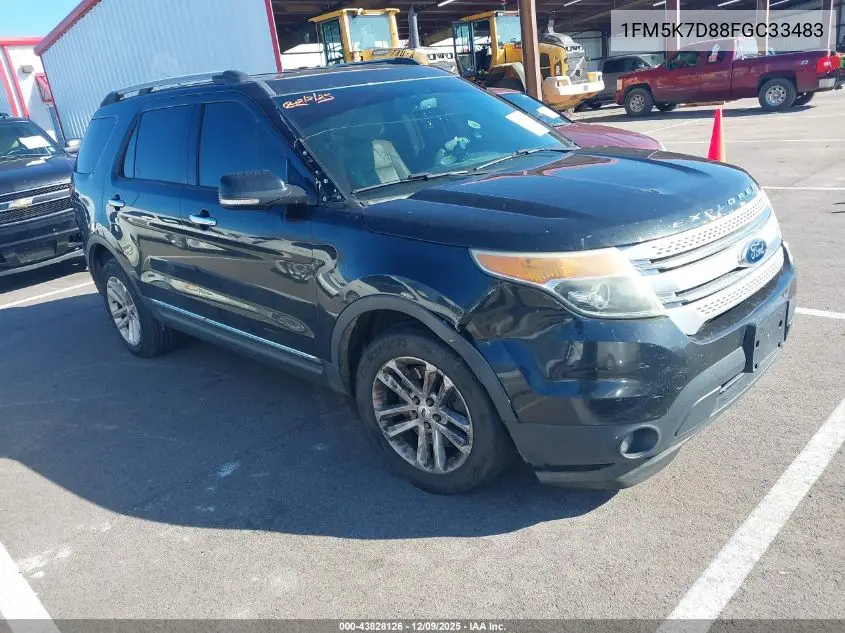 1FM5K7D88FGC33483 2015 Ford Explorer Xlt