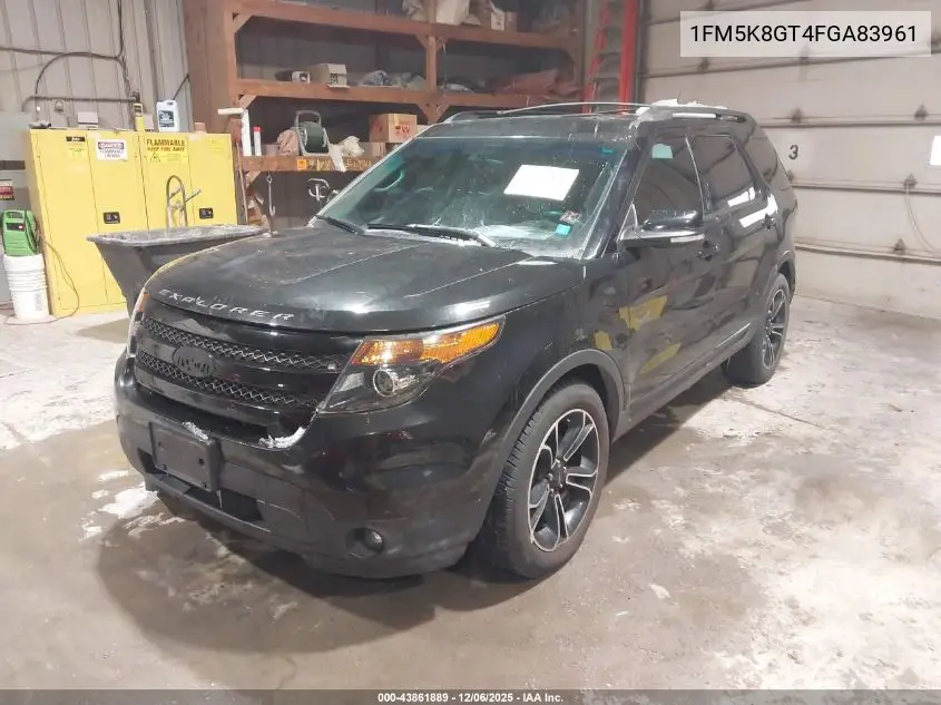 1FM5K8GT4FGA83961 2015 Ford Explorer Sport