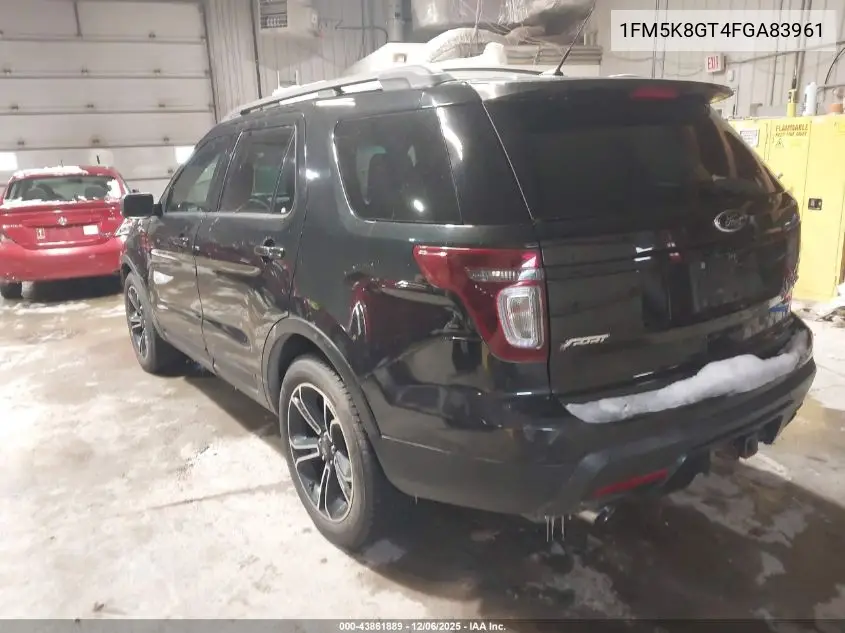 1FM5K8GT4FGA83961 2015 Ford Explorer Sport