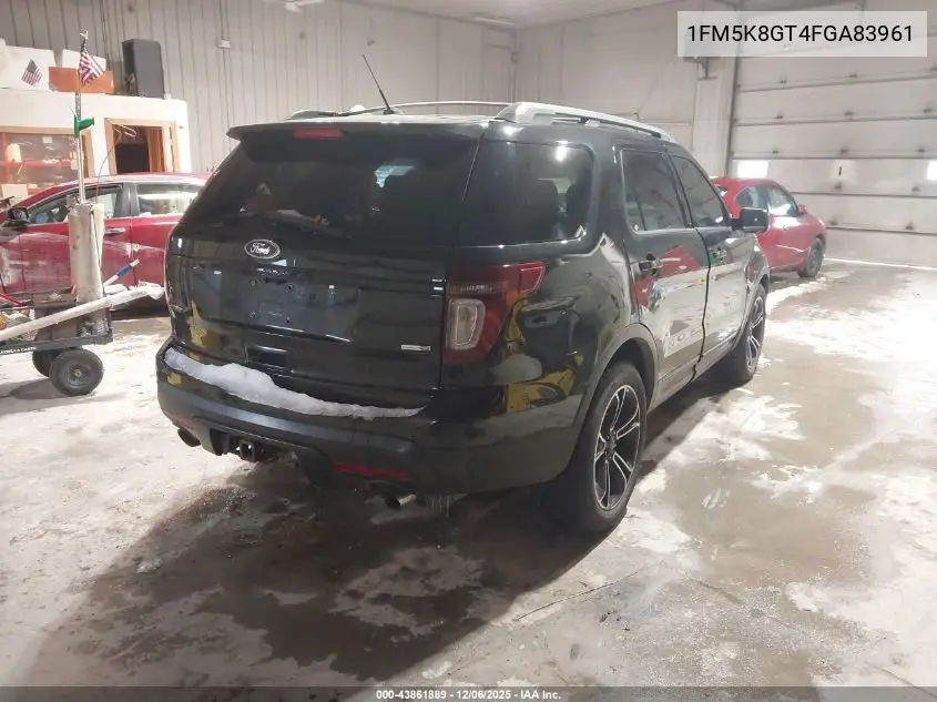 1FM5K8GT4FGA83961 2015 Ford Explorer Sport