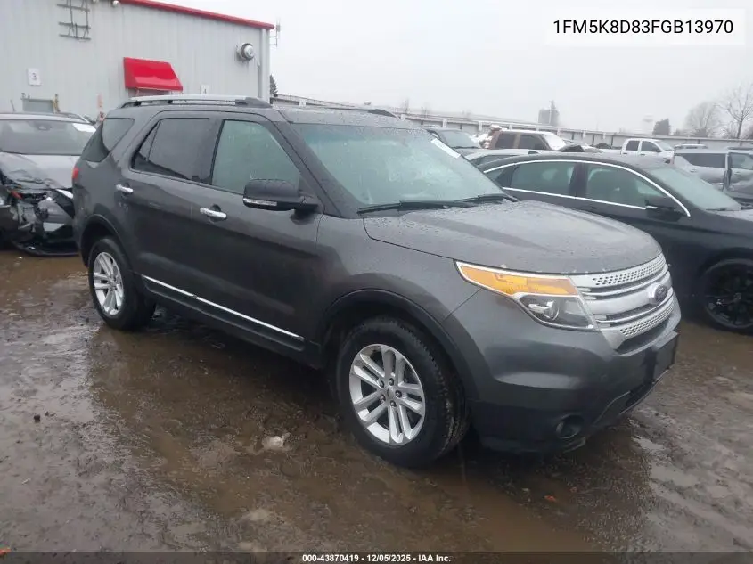 1FM5K8D83FGB13970 2015 Ford Explorer Xlt