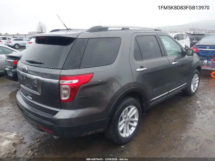 1FM5K8D83FGB13970 2015 Ford Explorer Xlt