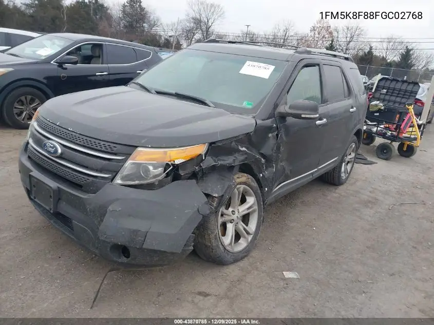 1FM5K8F88FGC02768 2015 Ford Explorer Limited