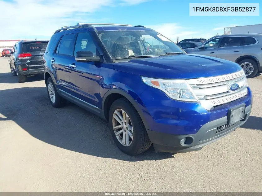 1FM5K8D8XFGB52877 2015 Ford Explorer Xlt