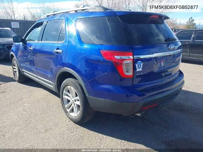1FM5K8D8XFGB52877 2015 Ford Explorer Xlt