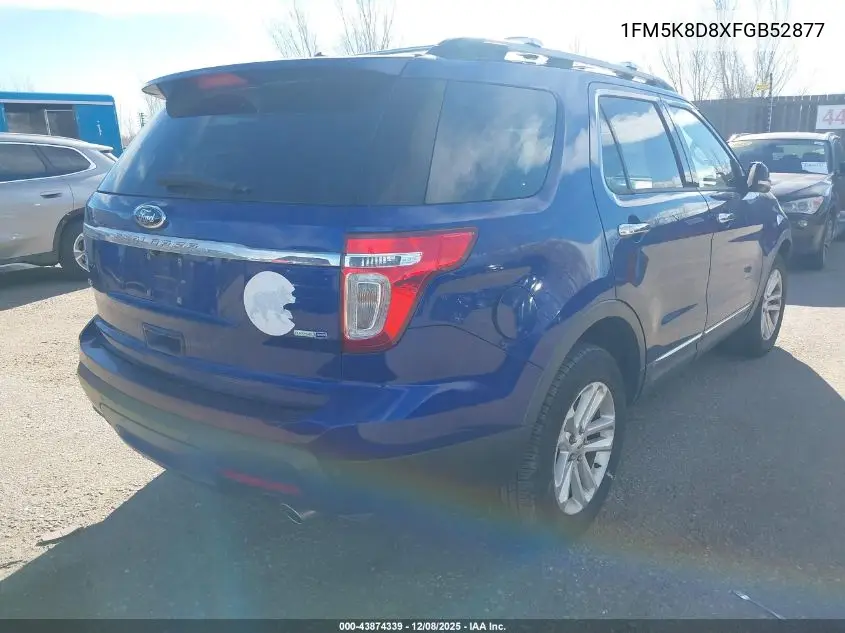 1FM5K8D8XFGB52877 2015 Ford Explorer Xlt
