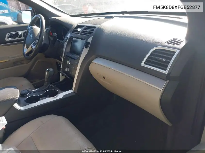 1FM5K8D8XFGB52877 2015 Ford Explorer Xlt