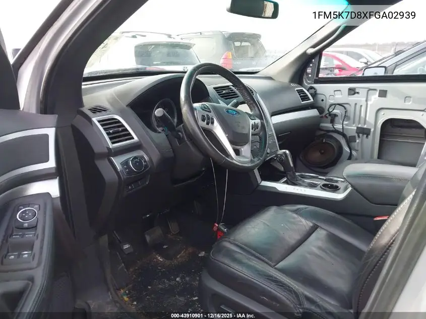 1FM5K7D8XFGA02939 2015 Ford Explorer Xlt