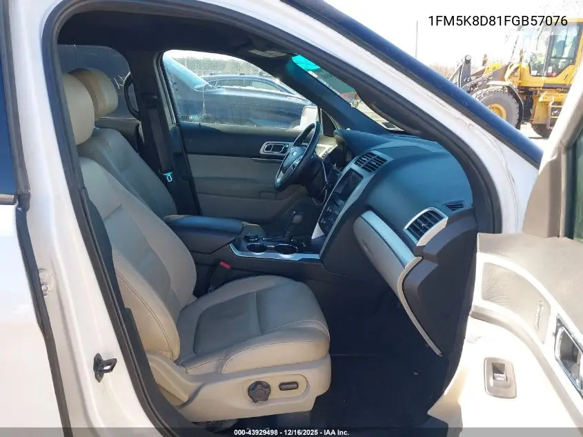 1FM5K8D81FGB57076 2015 Ford Explorer Xlt