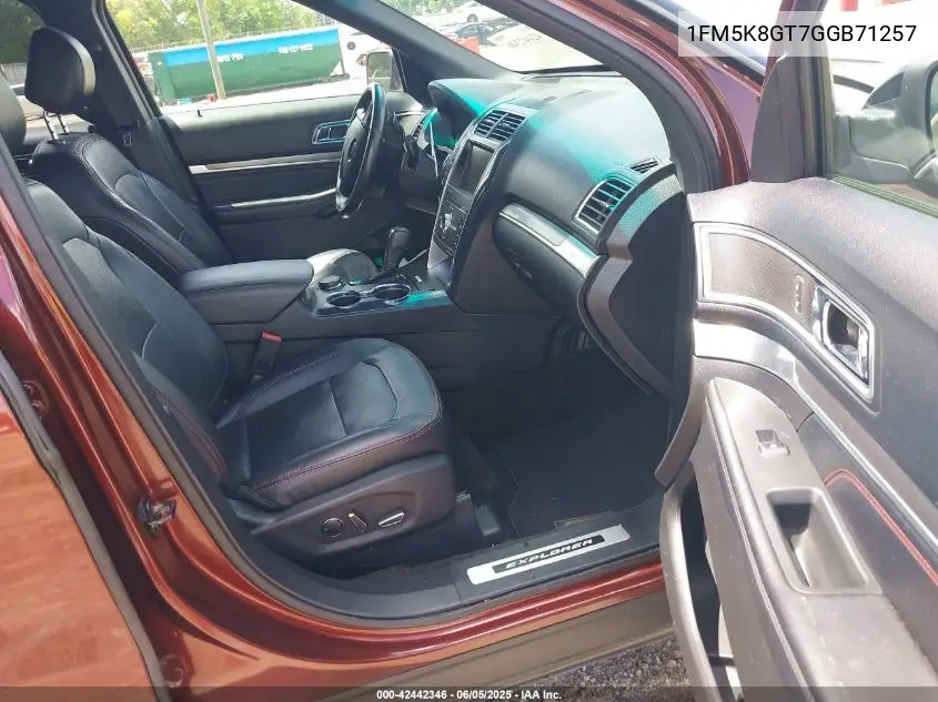 1FM5K8GT7GGB71257 2016 Ford Explorer Sport