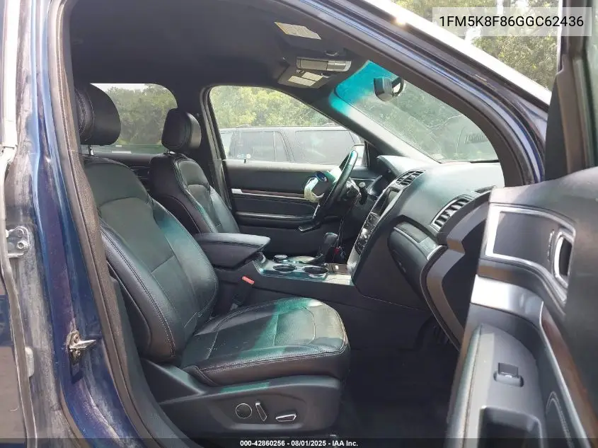 1FM5K8F86GGC62436 2016 Ford Explorer Limited