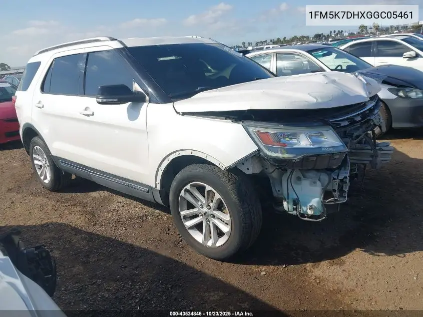 1FM5K7DHXGGC05461 2016 Ford Explorer Xlt