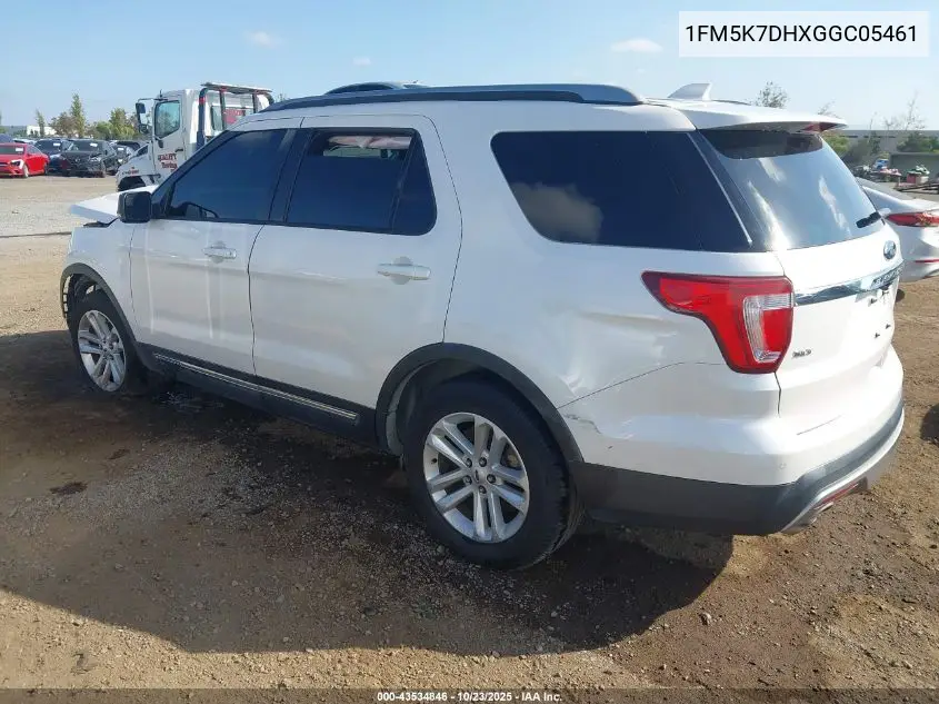1FM5K7DHXGGC05461 2016 Ford Explorer Xlt