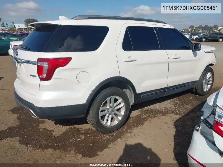 1FM5K7DHXGGC05461 2016 Ford Explorer Xlt