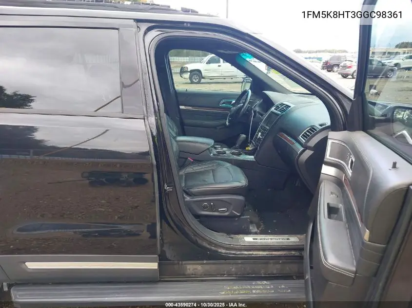 1FM5K8HT3GGC98361 2016 Ford Explorer Platinum