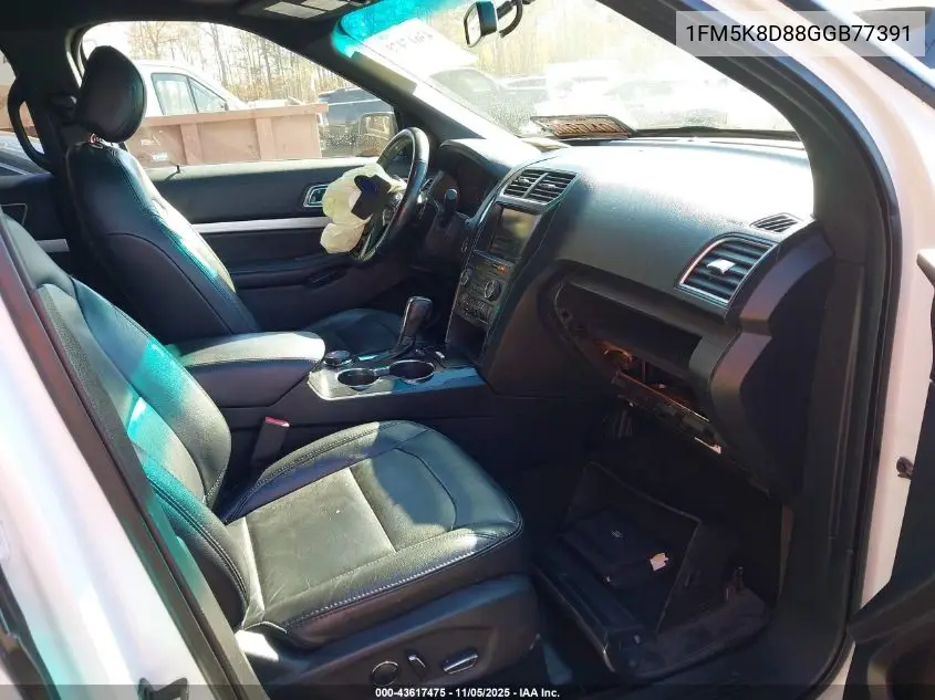1FM5K8D88GGB77391 2016 Ford Explorer Xlt
