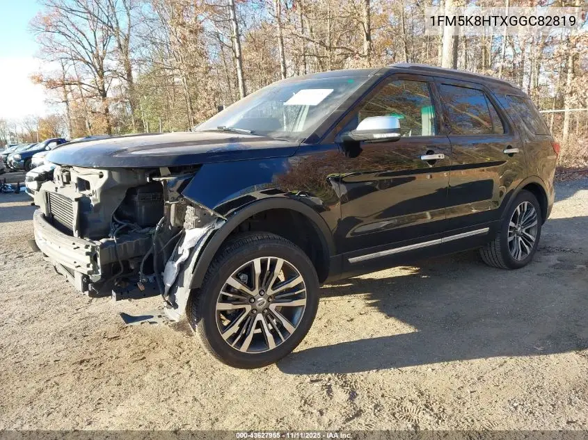 1FM5K8HTXGGC82819 2016 Ford Explorer Platinum