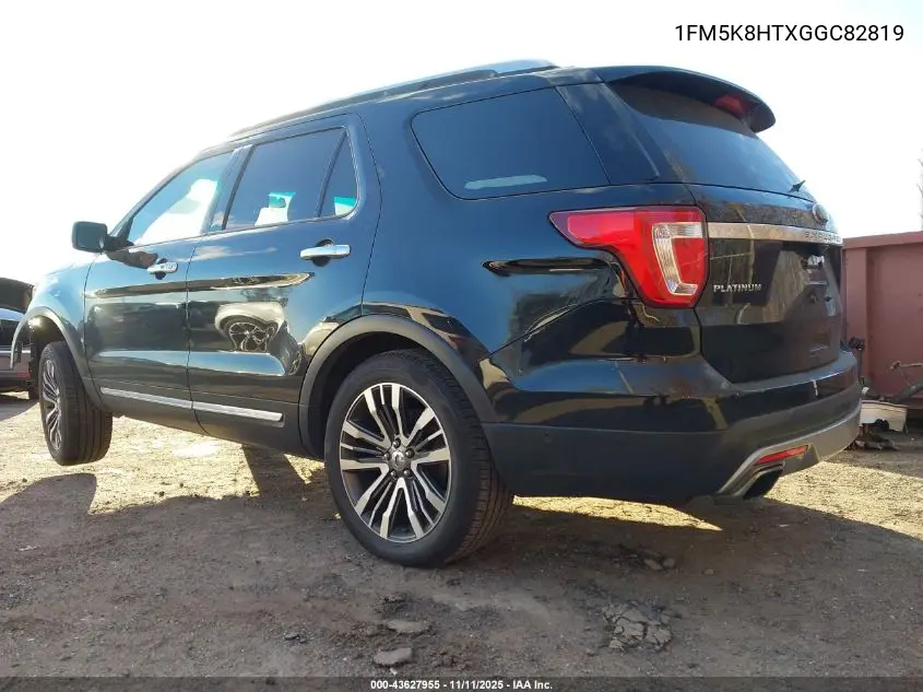 1FM5K8HTXGGC82819 2016 Ford Explorer Platinum