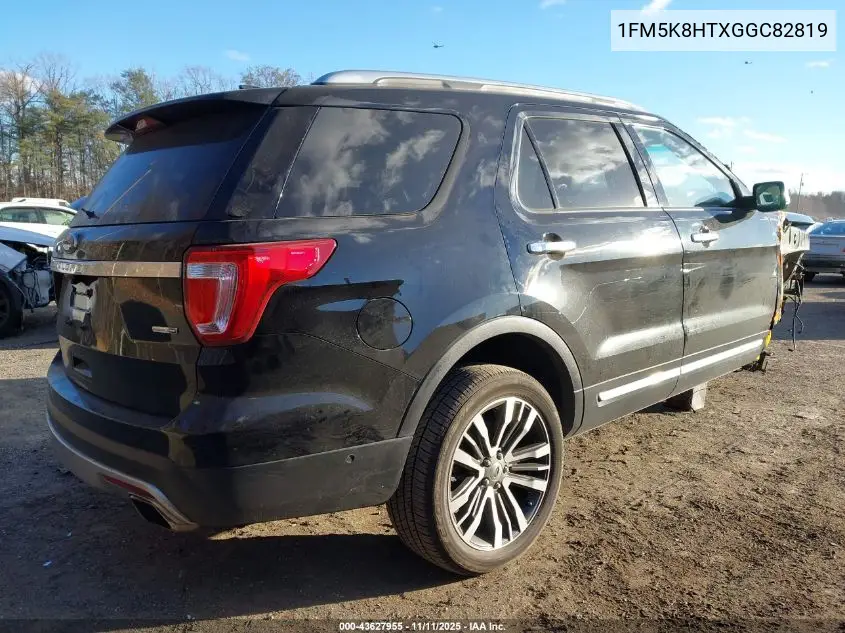 1FM5K8HTXGGC82819 2016 Ford Explorer Platinum