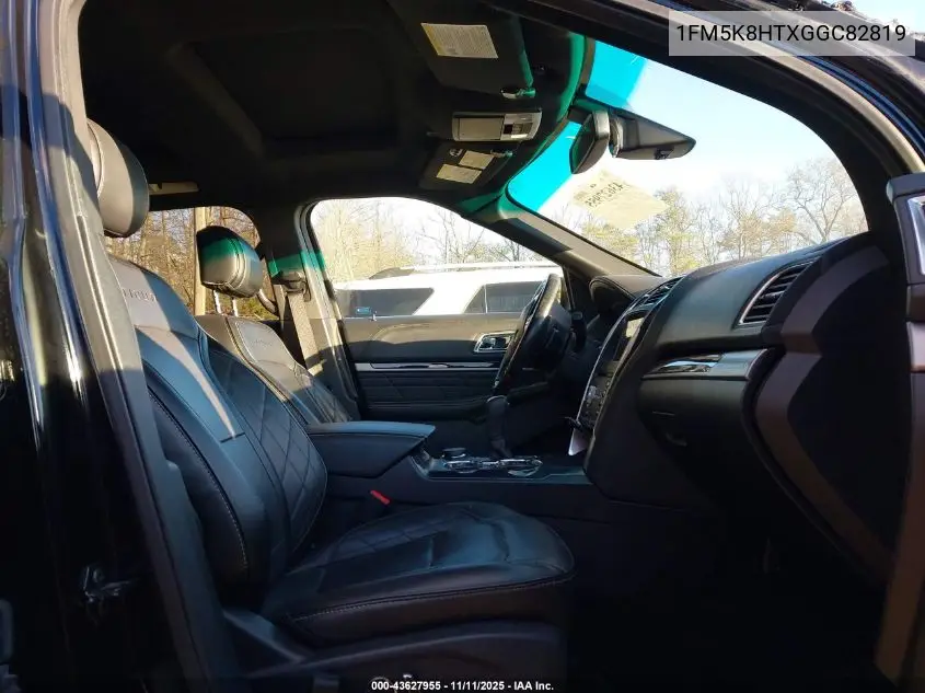 1FM5K8HTXGGC82819 2016 Ford Explorer Platinum