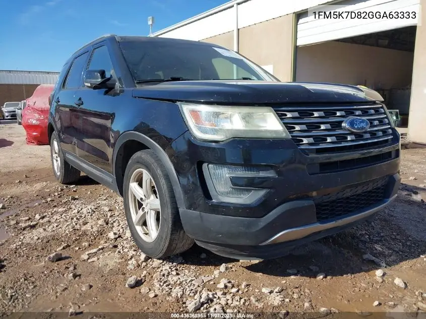 1FM5K7D82GGA63333 2016 Ford Explorer Xlt