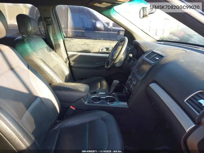 1FM5K7D82GGC99030 2016 Ford Explorer Xlt