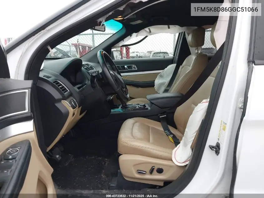 1FM5K8D86GGC51066 2016 Ford Explorer Xlt