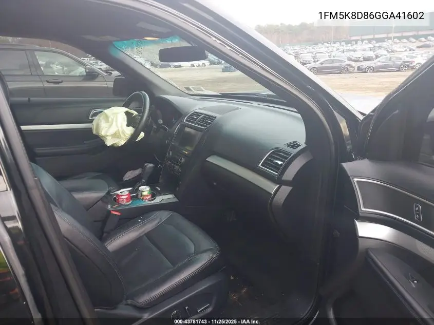 1FM5K8D86GGA41602 2016 Ford Explorer Xlt