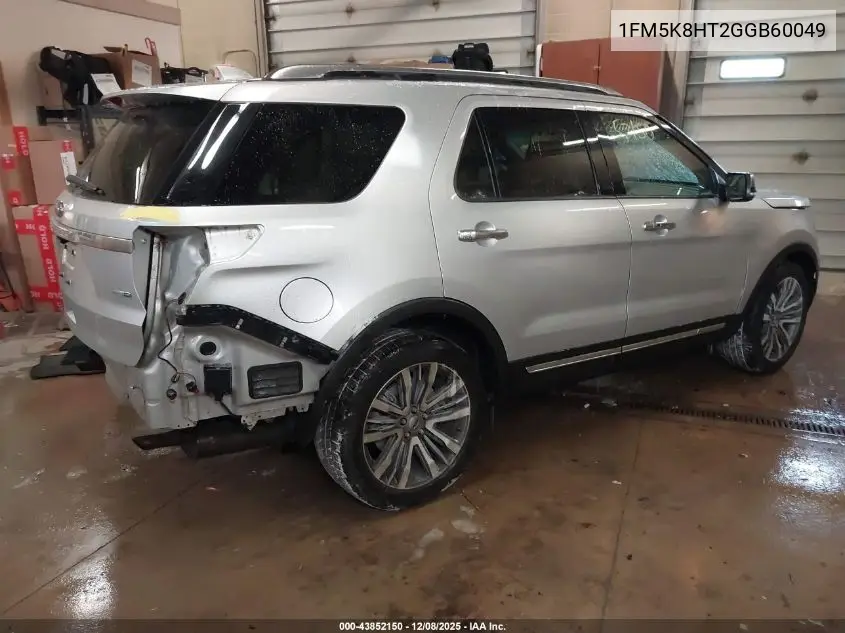 1FM5K8HT2GGB60049 2016 Ford Explorer Platinum