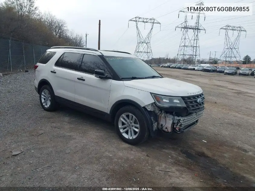 1FM5K8GT6GGB69855 2016 Ford Explorer Sport