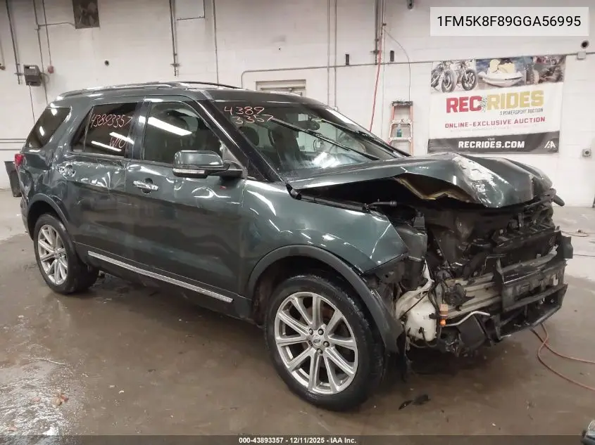 1FM5K8F89GGA56995 2016 Ford Explorer Limited