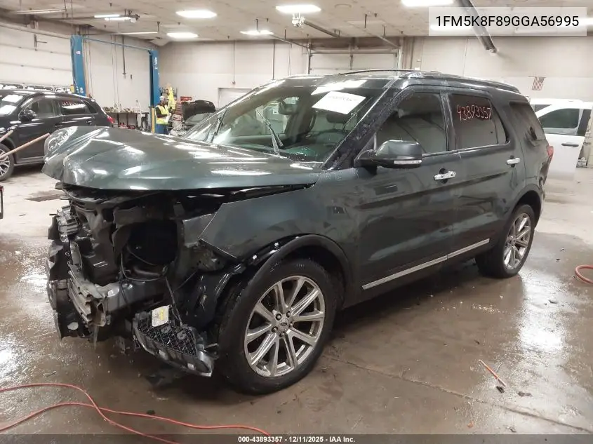 1FM5K8F89GGA56995 2016 Ford Explorer Limited