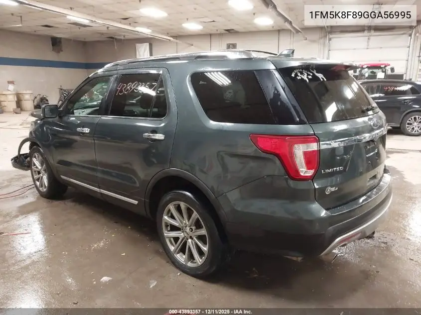 1FM5K8F89GGA56995 2016 Ford Explorer Limited