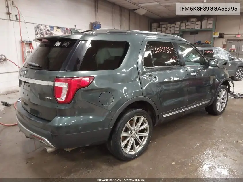 1FM5K8F89GGA56995 2016 Ford Explorer Limited