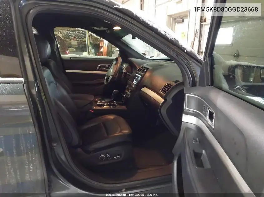 1FM5K8D80GGD23668 2016 Ford Explorer Xlt