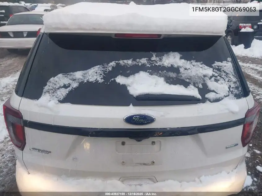 1FM5K8GT2GGC69063 2016 Ford Explorer Sport