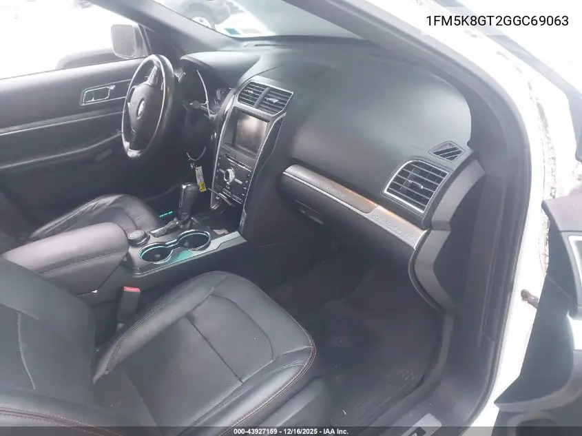 1FM5K8GT2GGC69063 2016 Ford Explorer Sport