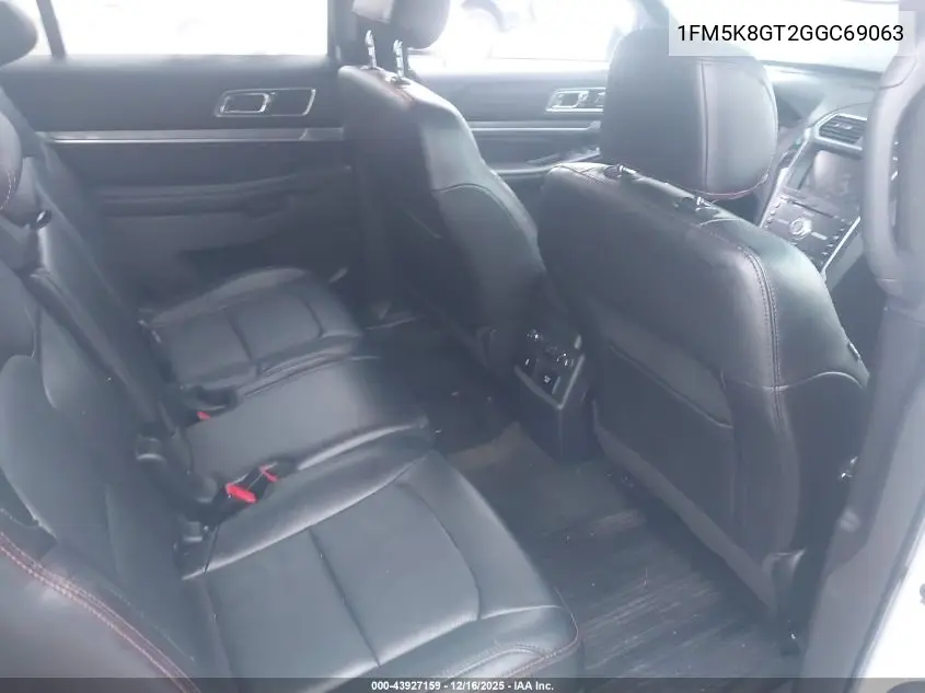 1FM5K8GT2GGC69063 2016 Ford Explorer Sport