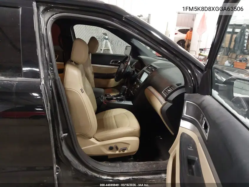 1FM5K8D8XGGA63506 2016 Ford Explorer Xlt