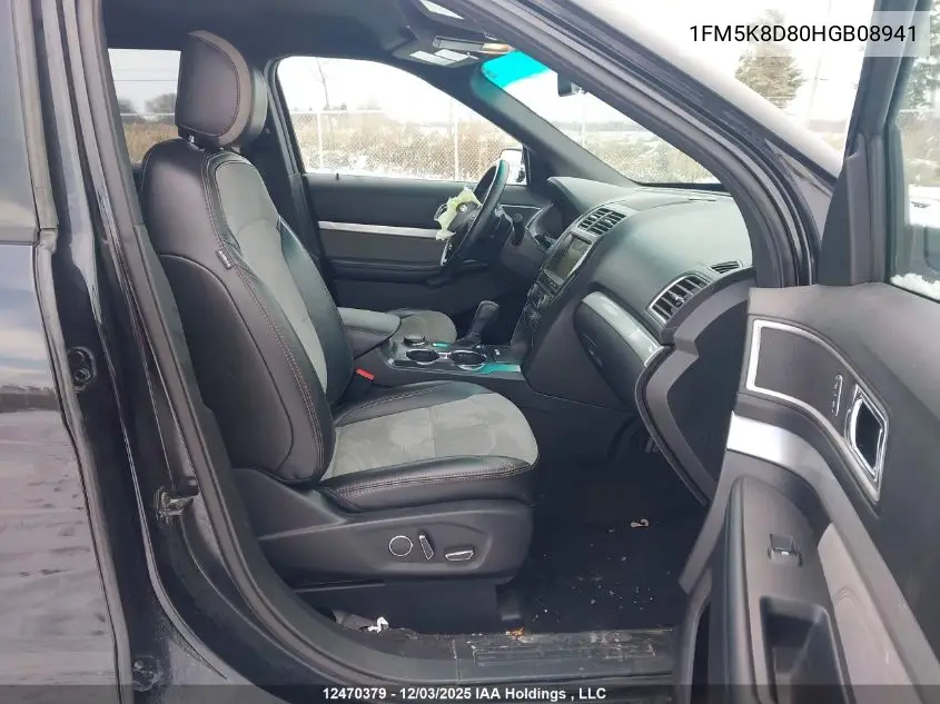 1FM5K8D80HGB08941 2017 Ford Explorer Xlt
