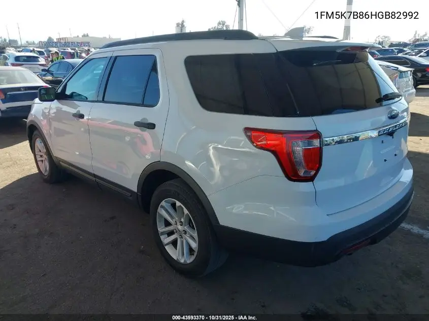 1FM5K7B86HGB82992 2017 Ford Explorer