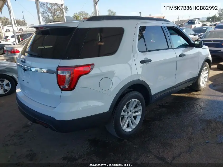 1FM5K7B86HGB82992 2017 Ford Explorer