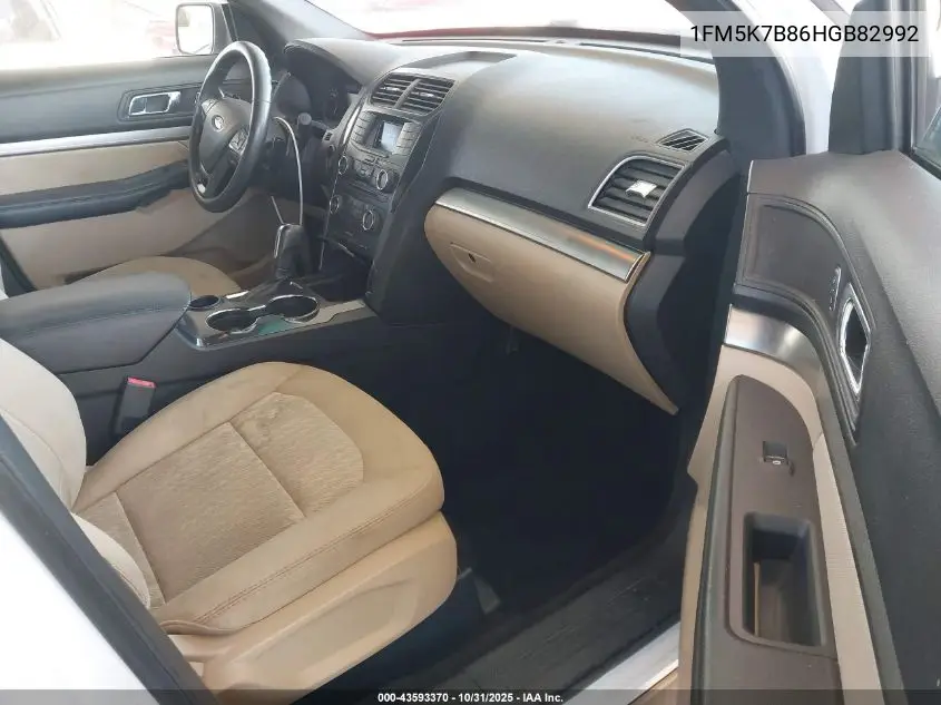 1FM5K7B86HGB82992 2017 Ford Explorer