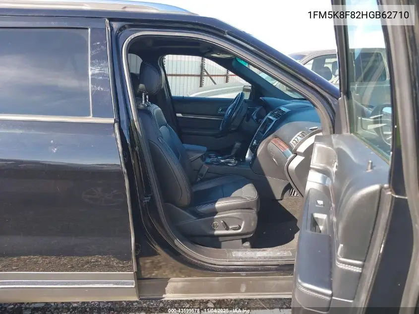 1FM5K8F82HGB62710 2017 Ford Explorer Limited