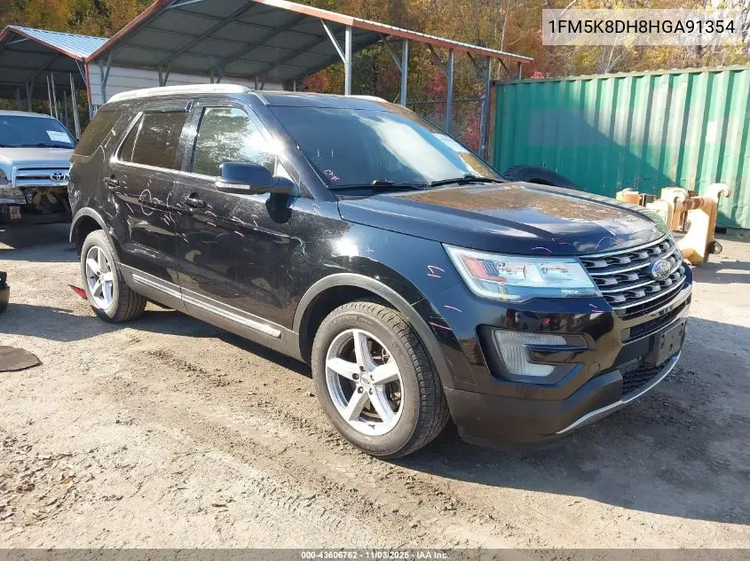 1FM5K8DH8HGA91354 2017 Ford Explorer Xlt